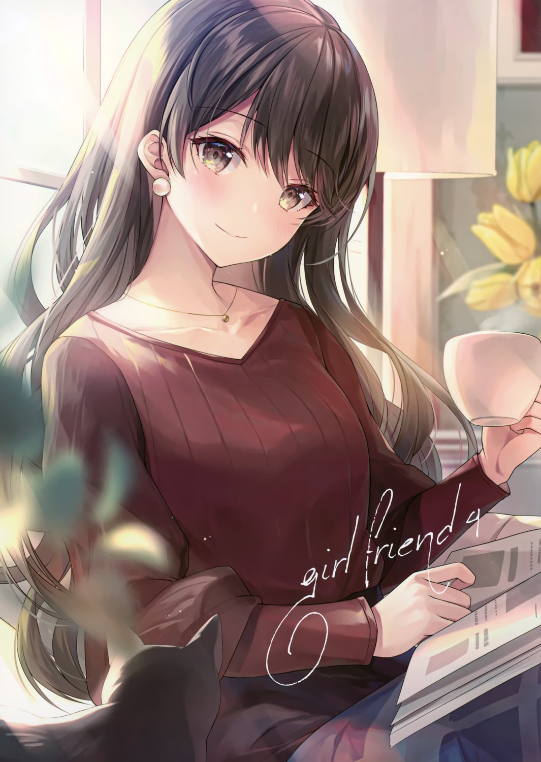 kagachi_saku, mofumaruya, neko