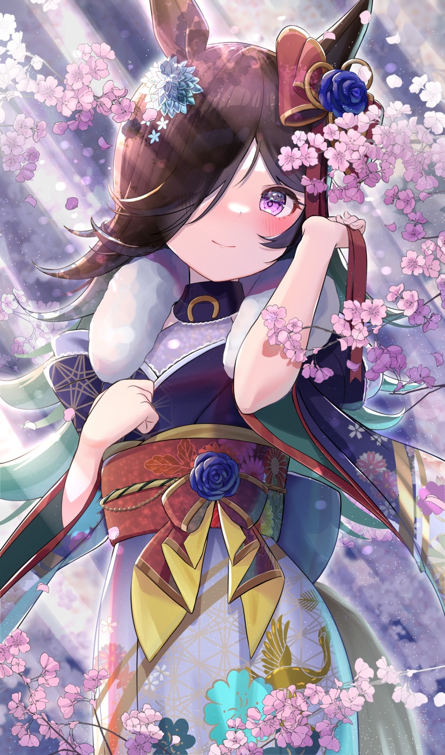 animal_ears, kimono, rice_shower_(umamusume), uma_musume_pretty_derby, wanderlucia