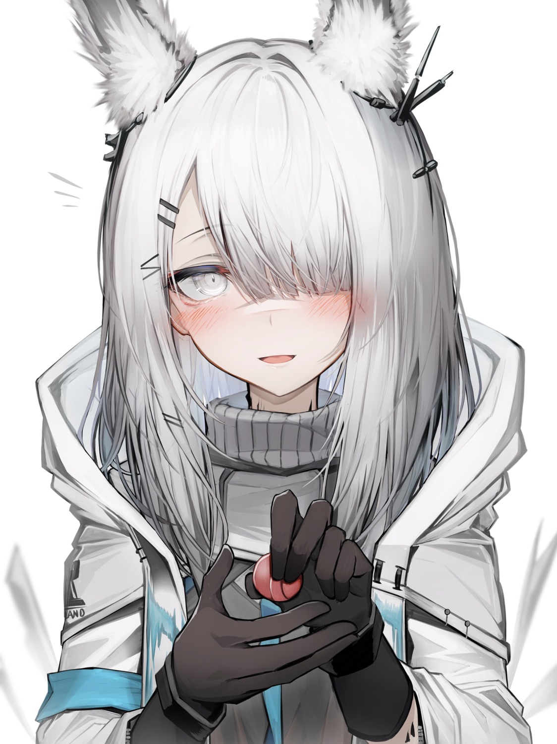animal_ears, arknights, frostnova_(arknights), tab_head