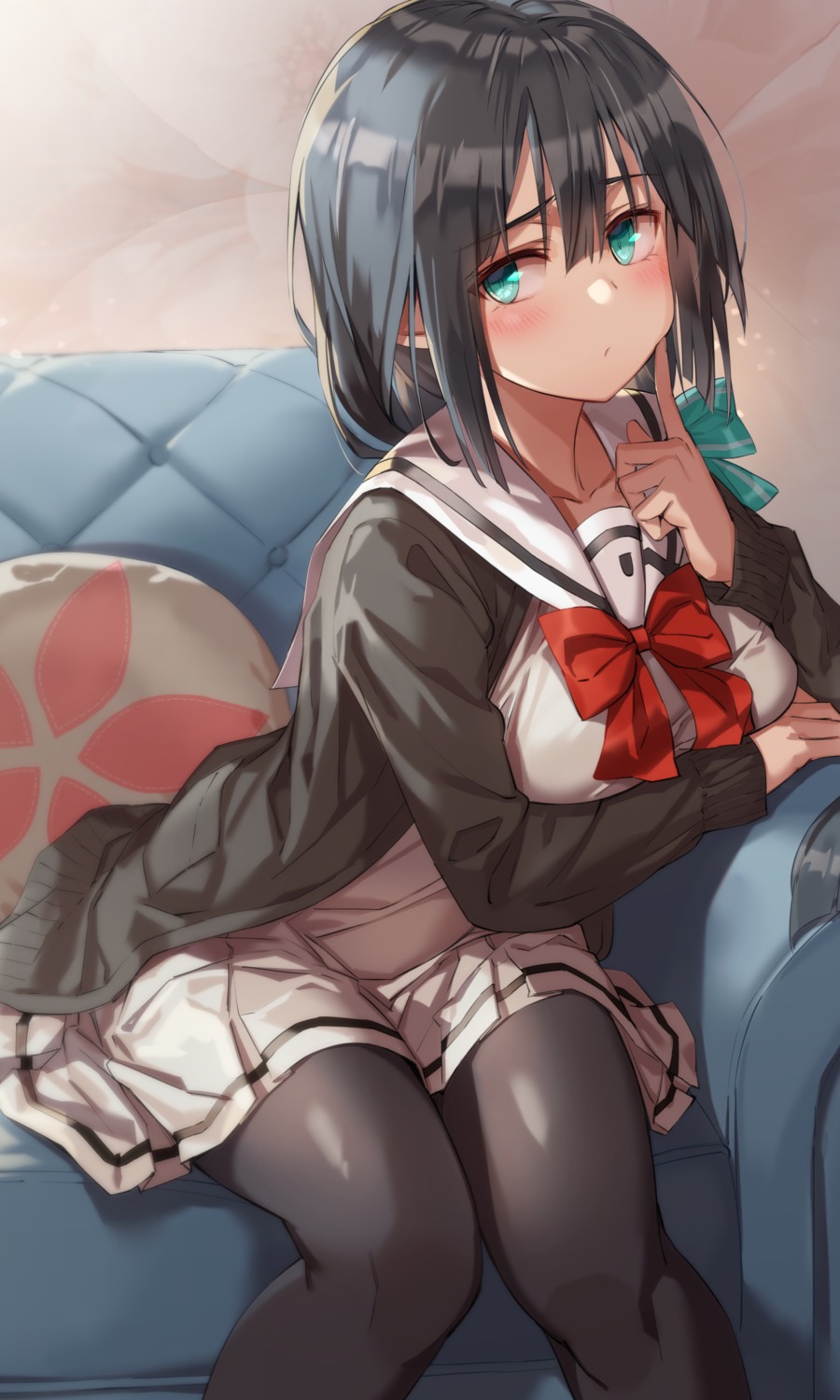 michairu., pantyhose, seifuku, tougou_mimori, yuuki_yuuna_wa_yuusha_de_aru