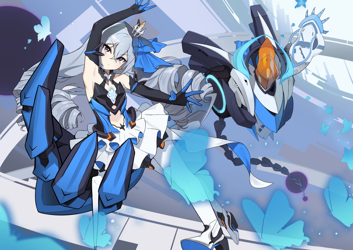 benghuai_xueyuan, bronya_zaychik, heels, honkai_impact, mecha, pantyhose, reflector178