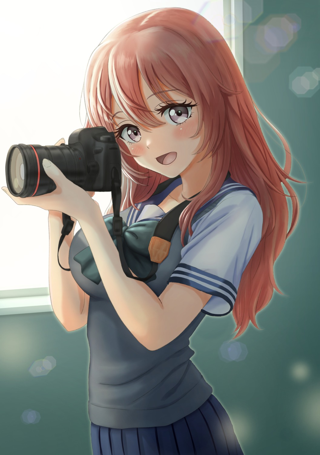 inui_shinju, seifuku, sono_bisque_doll_wa_koi_wo_suru, sweater, yachiyo_naga