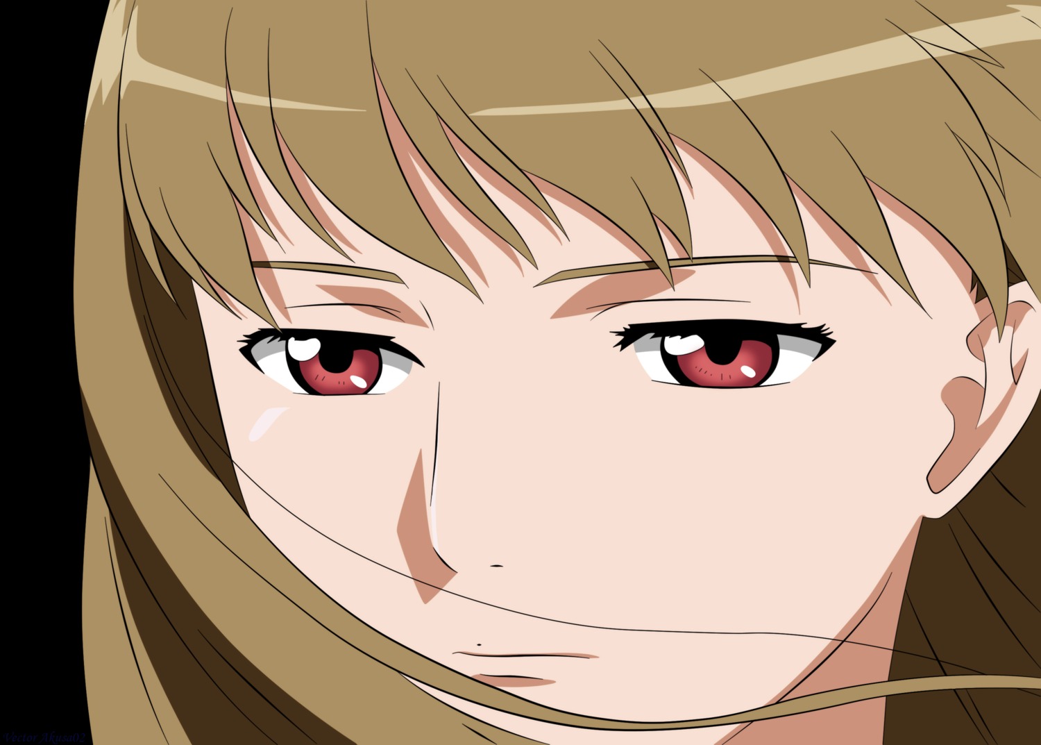 fujino_shizuru, mai_hime, vector_trace, watermark