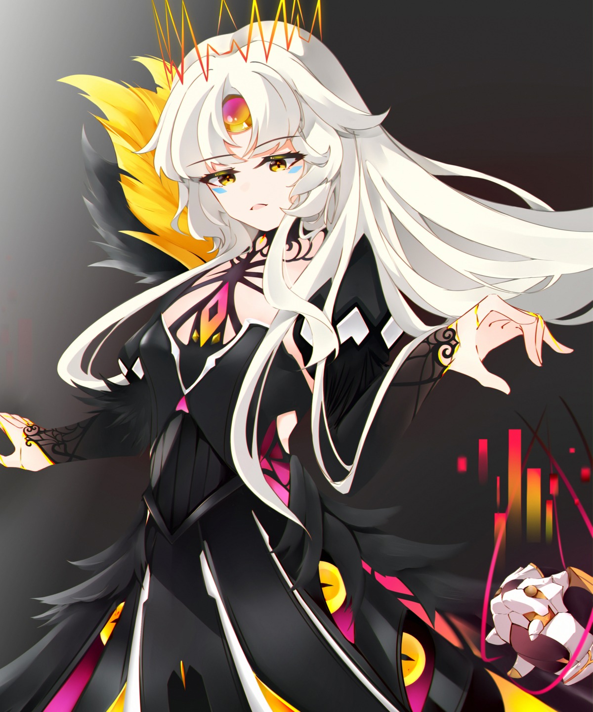 dress, elsword, eve_(elsword), no_bra, tagme