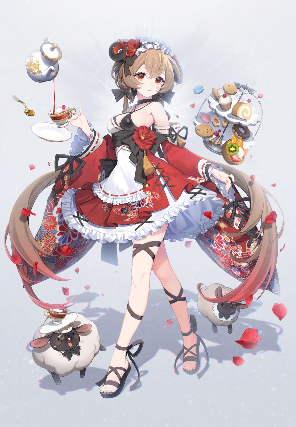 dress, horns, kuang_(kzhw7588)