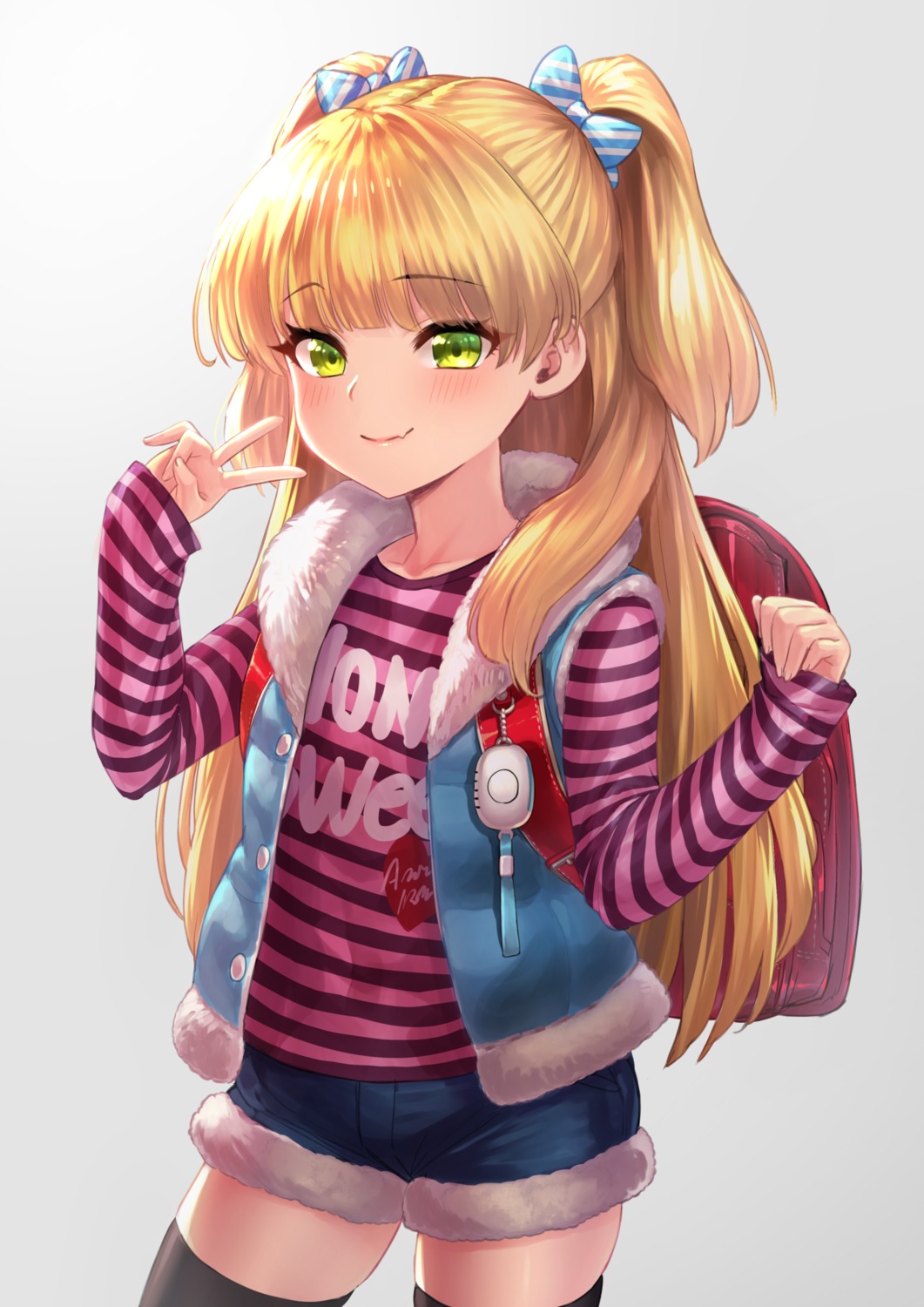 jougasaki_rika, the_idolm@ster, the_idolm@ster_cinderella_girls, thighhighs, yapo_(croquis_side)