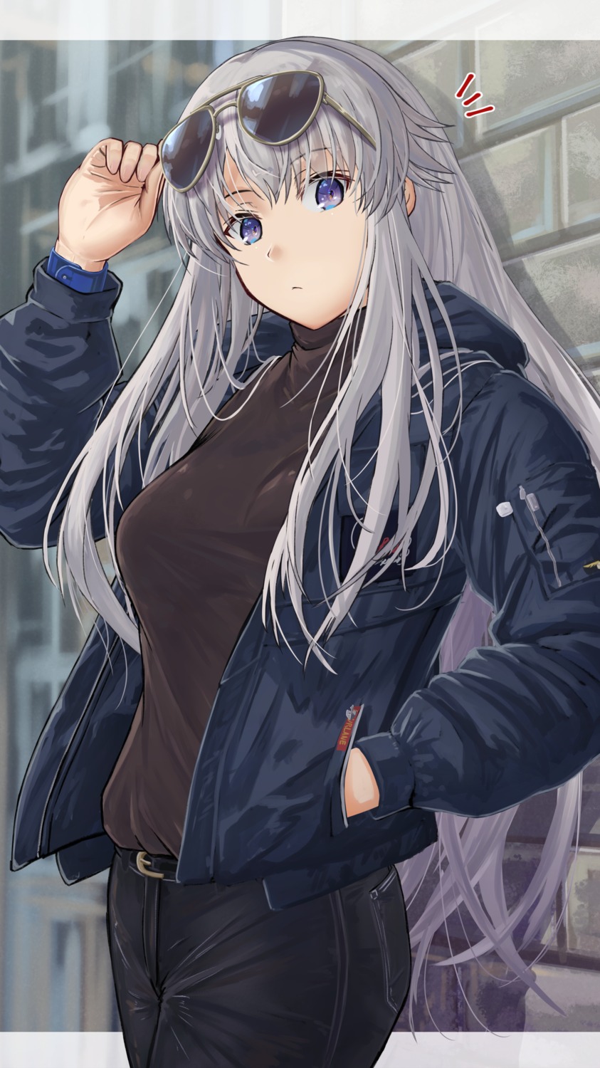azur_lane, bureikubureido, enterprise_(azur_lane), megane, sweater