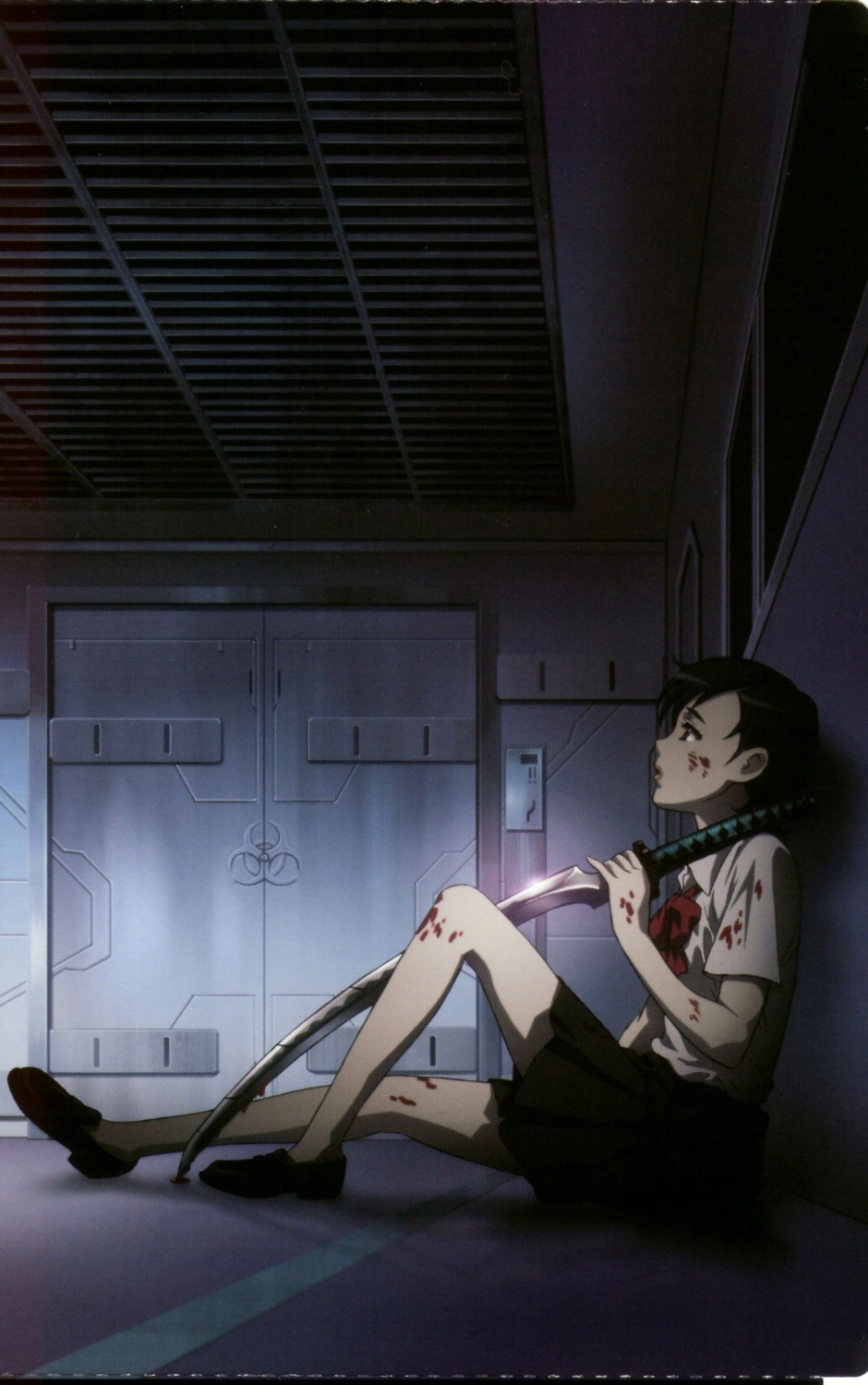 blood+, blood_the_last_vampire, otonashi_saya, screening, sword