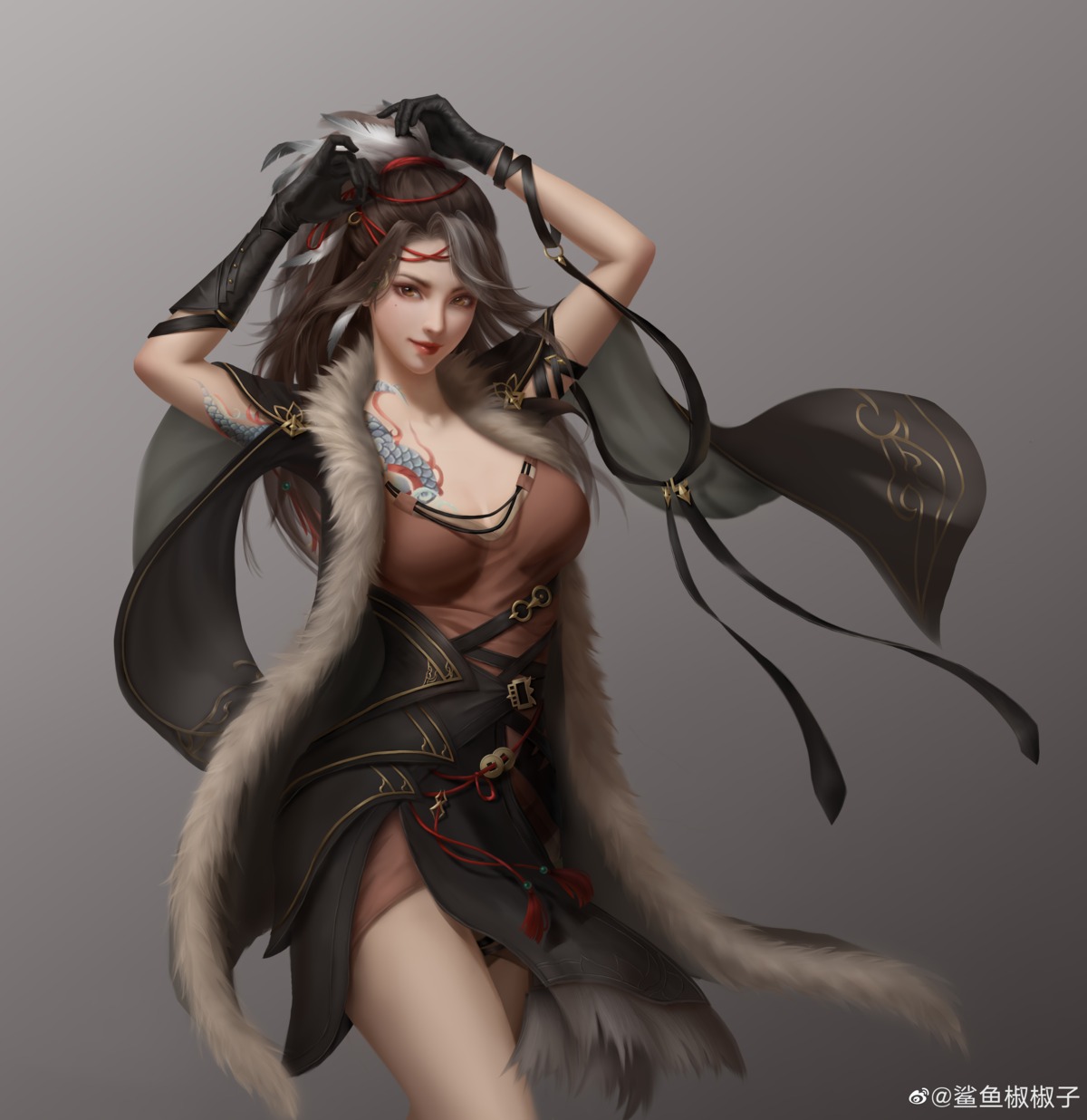 jx_online_3, no_bra, sha_yu_jiao_jiao_zi, tattoo