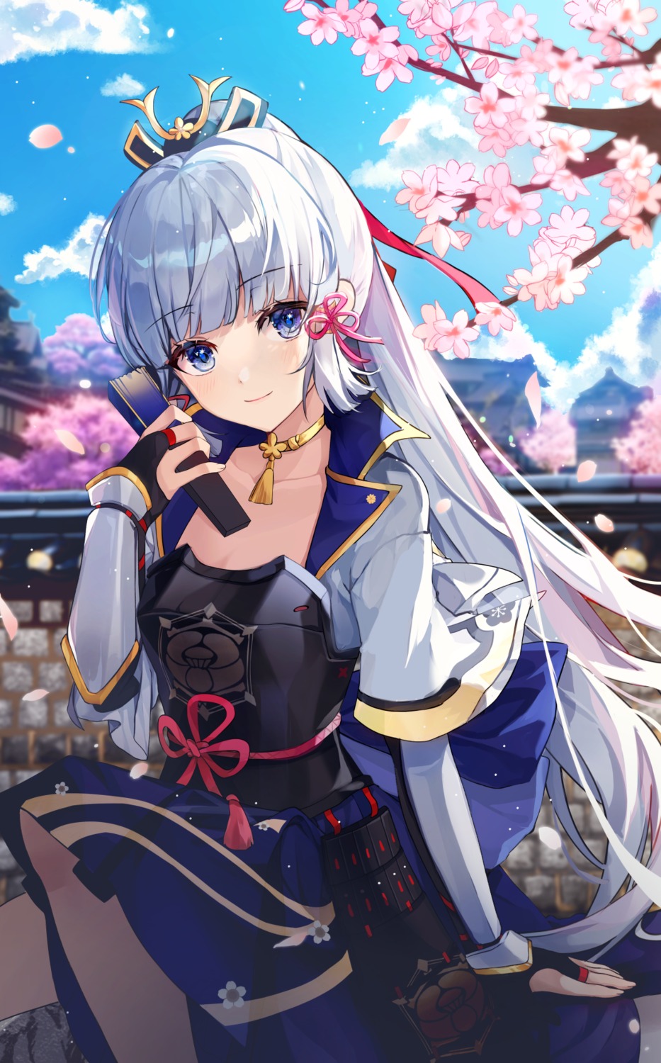 armor, genshin_impact, japanese_clothes, kamisato_ayaka, nanna_(heyj2888)