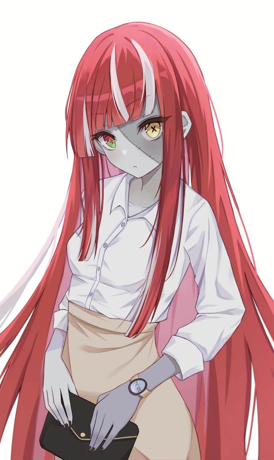 dress_shirt, heterochromia, hololive, hololive_indonesia, kureiji_ollie, okey