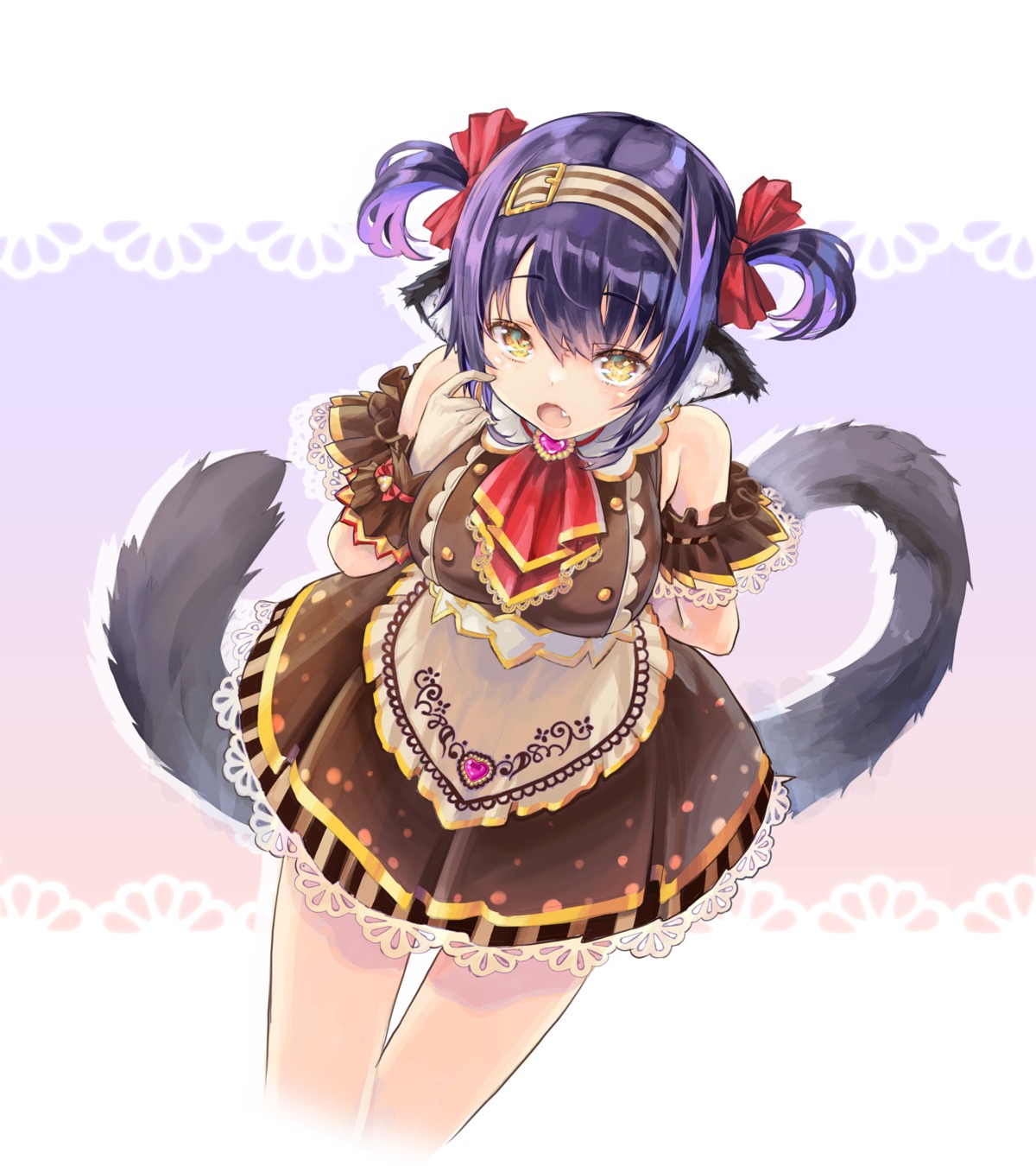 animal_ears, kuroike_momimi, mimi_ch., nekomimi, ore_p_1gou, tail