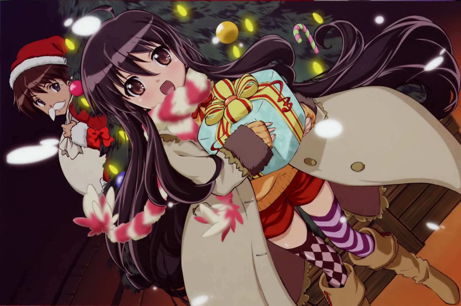 aizawa_sumie, christmas, sakai_yuuji, shakugan_no_shana, shana