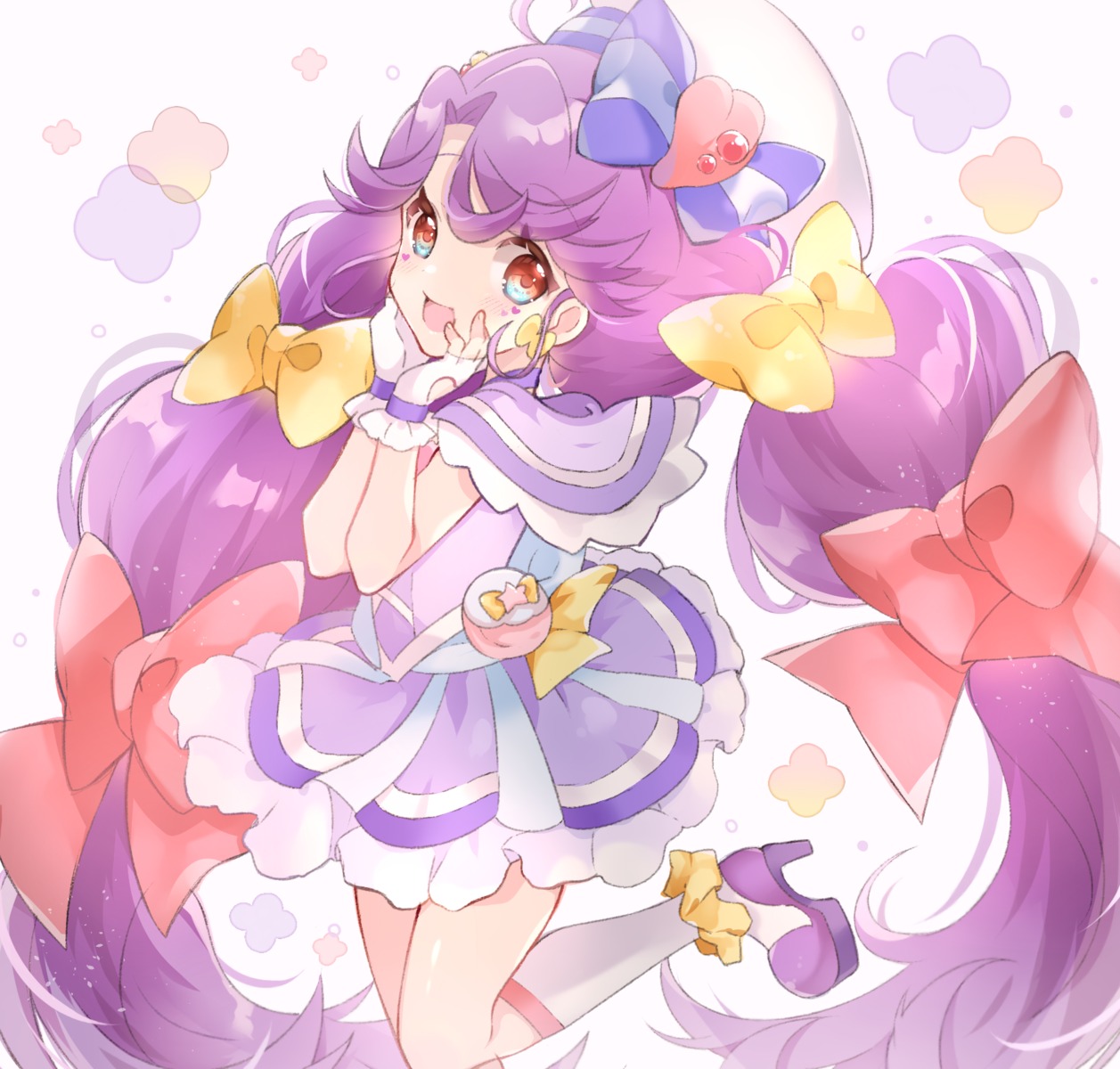 dress, heels, precure, suzumura_sango, yuni_(irohasuiroiro)