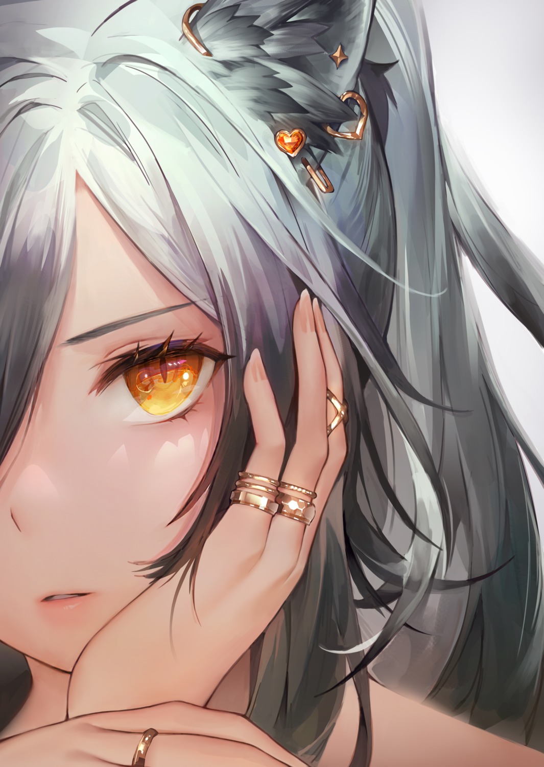 animal_ears, arknights, charles_(106858), nekomimi, schwarz_(arknights)