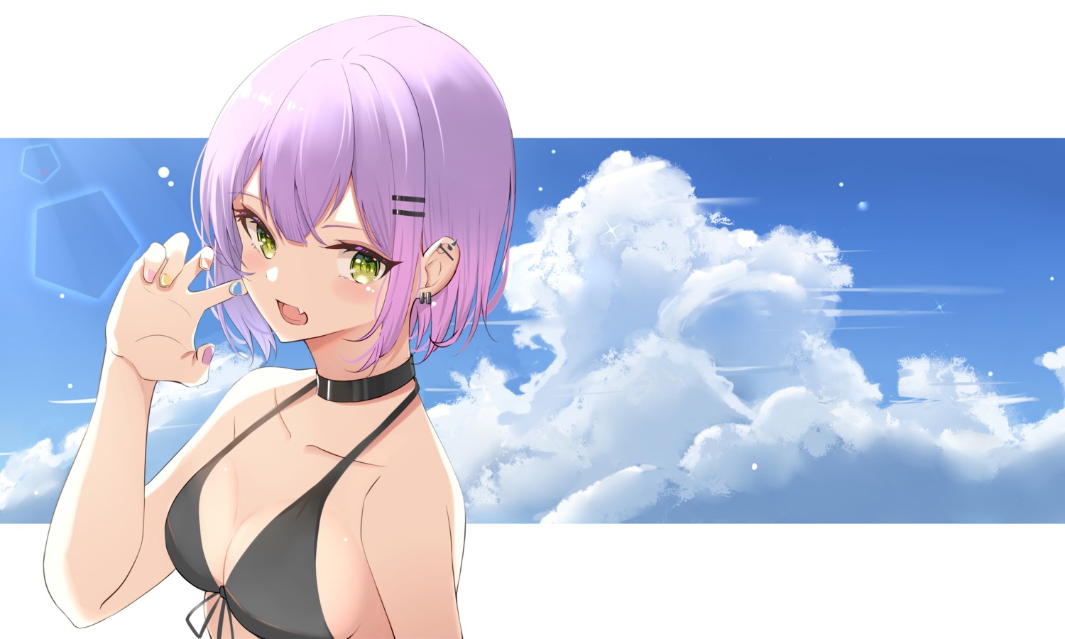 bikini_top, dreamoon, hololive, swimsuits, tokoyami_towa