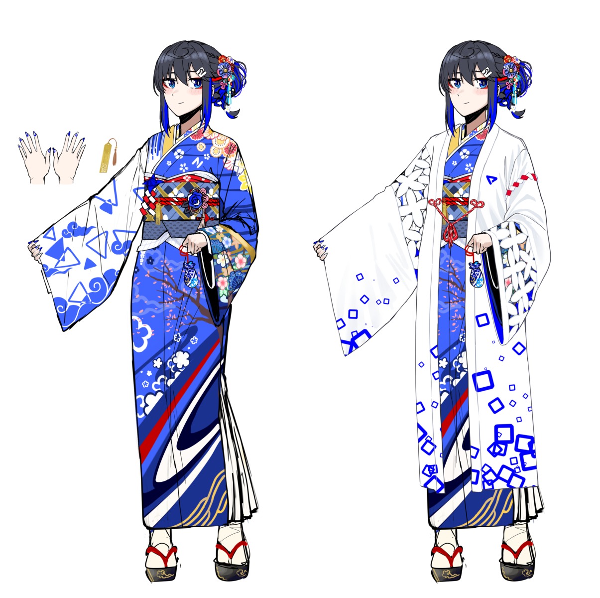 dierbeibanjia, kimono, sketch, tagme