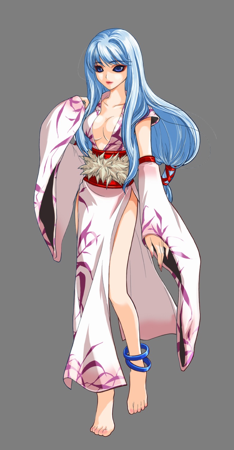 cleavage, kimono, lunia, transparent_png, yuki