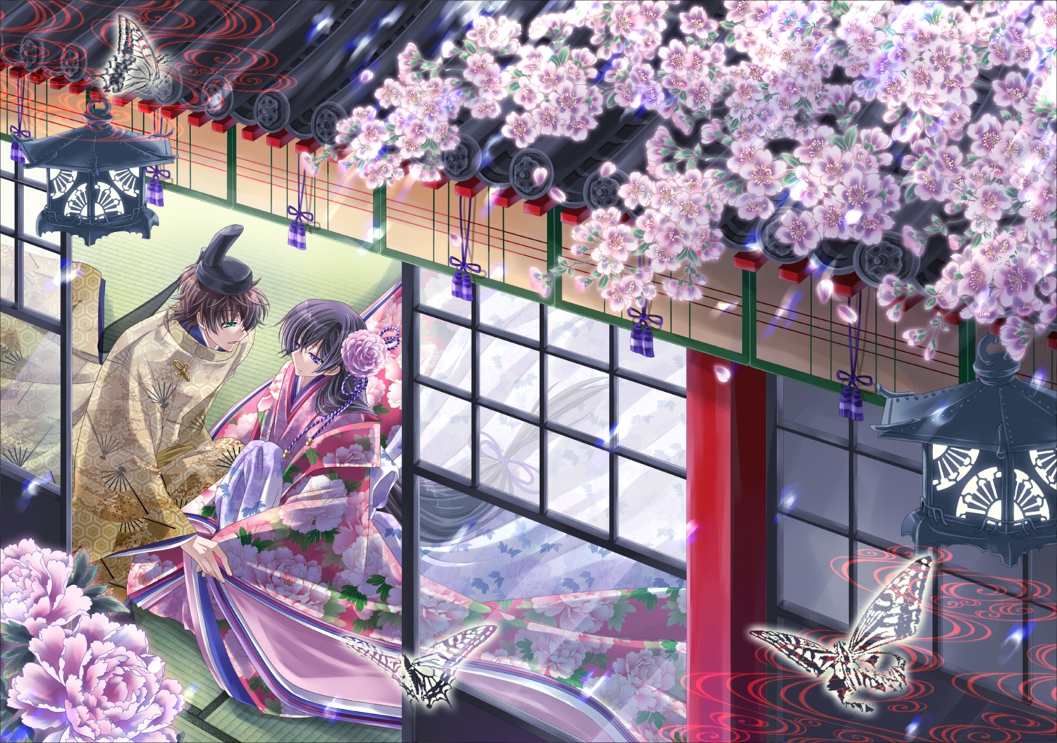 code_geass, kimono, kururugi_suzaku, lelouch_lamperouge, male, tooya