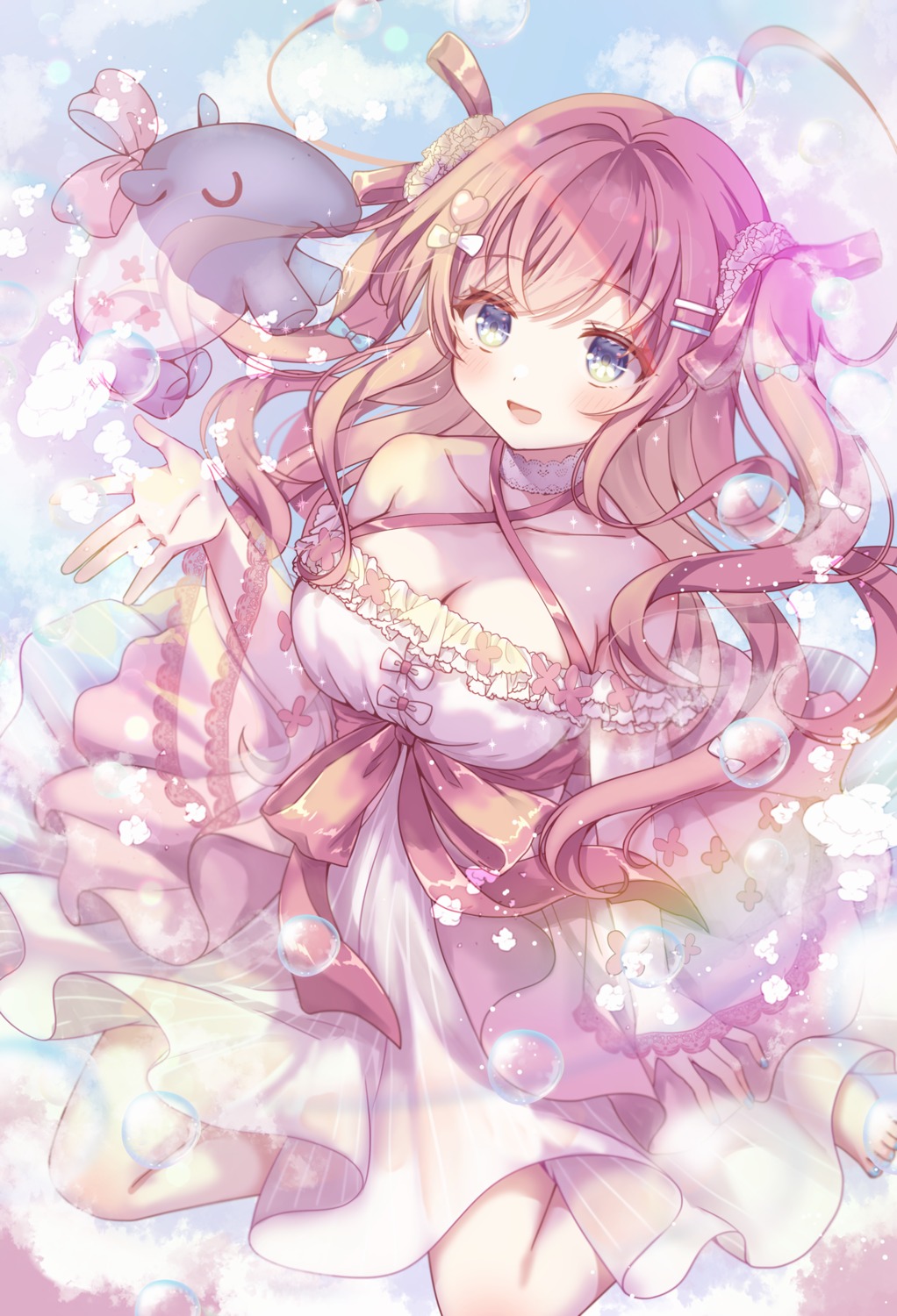 dress, emori_miku_project, gomano_rio, see_through