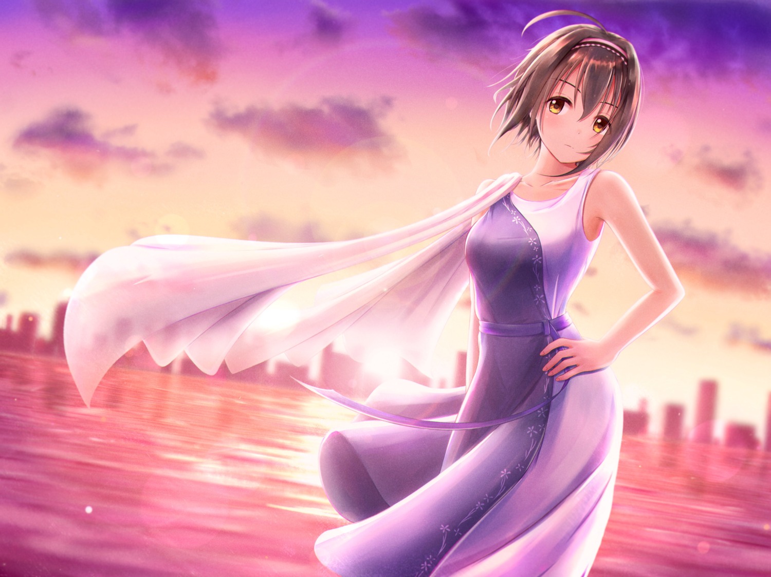 dress, kohinata_miho, masuku_(saint_mask), the_idolm@ster, the_idolm@ster_cinderella_girls