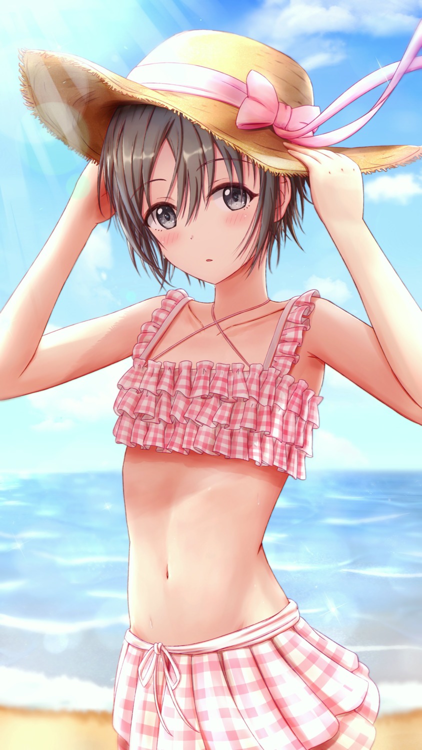 bikini, masuku_(saint_mask), otokura_yuuki, swimsuits, the_idolm@ster, the_idolm@ster_cinderella_girls