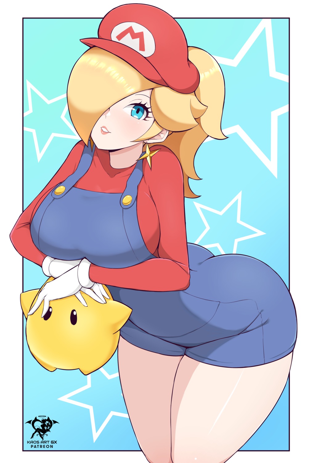 cosplay, kaos_art, luma, mario, mario_(series), overalls, rosalina, super_mario_galaxy