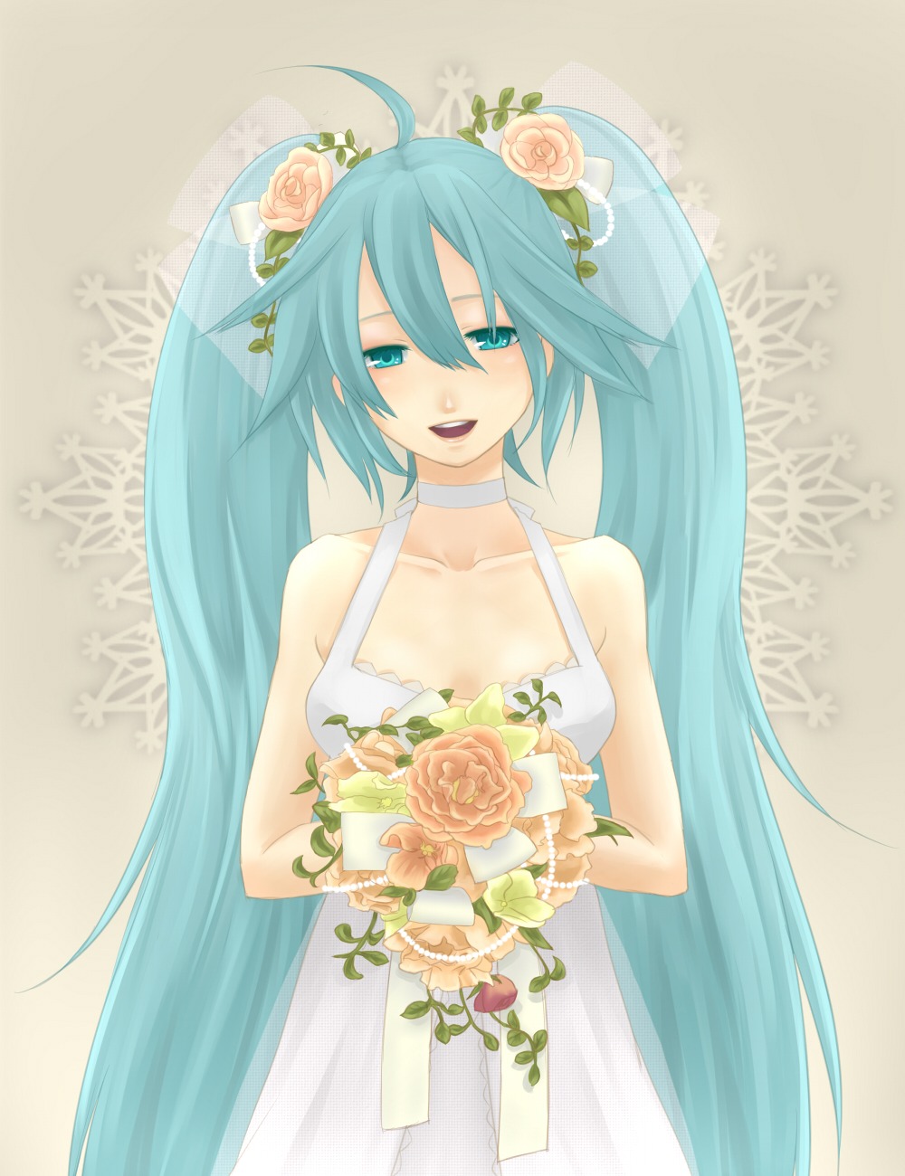 dress, hatsune_miku, moz, vocaloid, wedding_dress