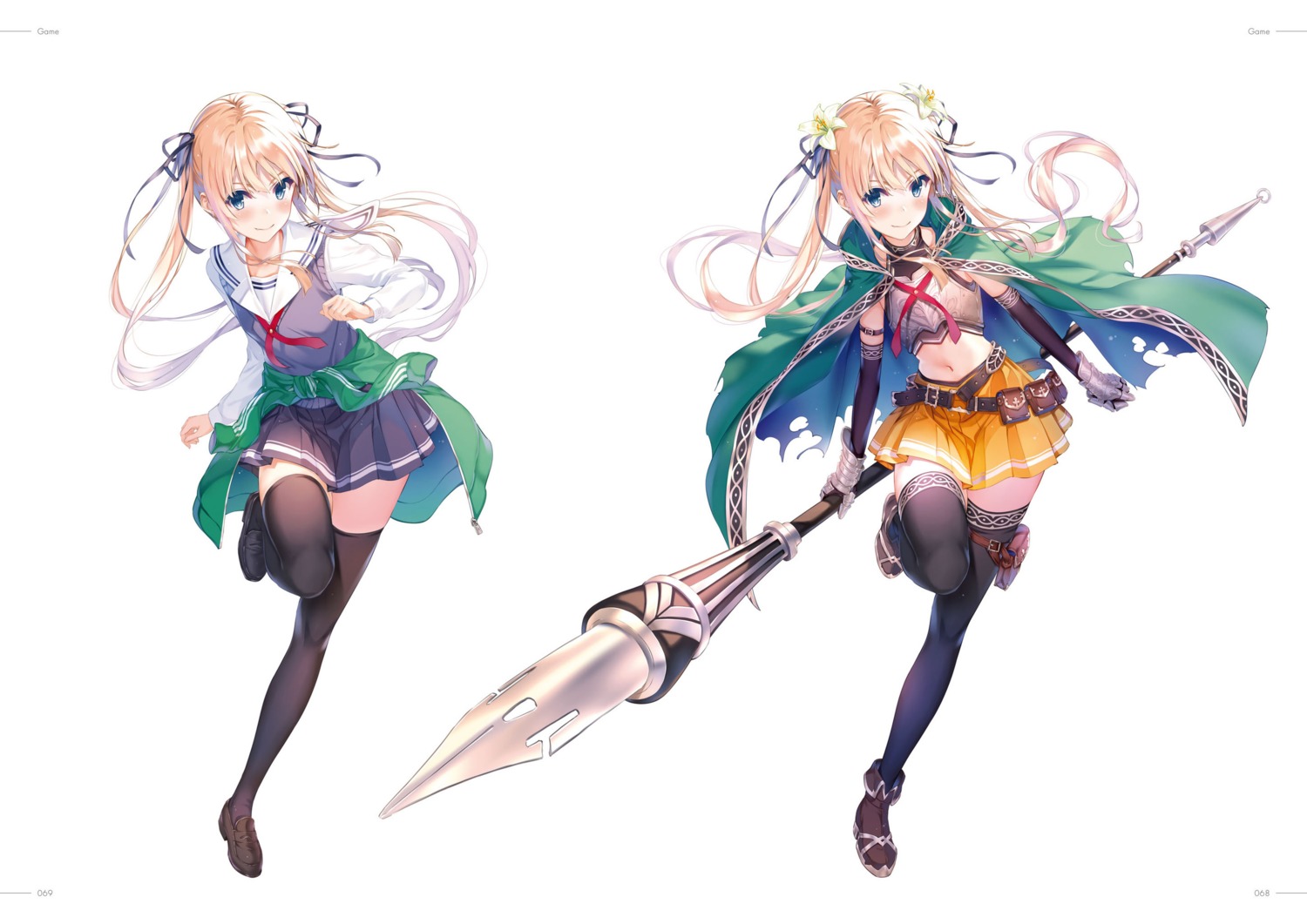 armor, fantasia_re:build, garter, gym_uniform, misaki_kurehito, saenai_heroine_no_sodatekata, sawamura_spencer_eriri, seifuku