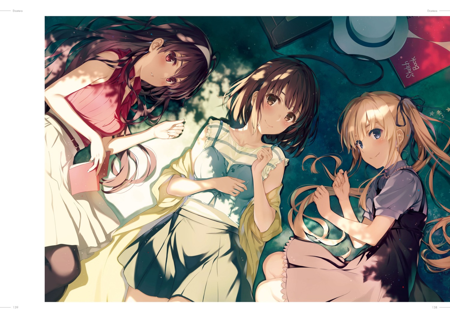 dress, kasumigaoka_utaha, katou_megumi, misaki_kurehito, pantyhose, saenai_heroine_no_sodatekata, sawamura_spencer_eriri, summer_dress