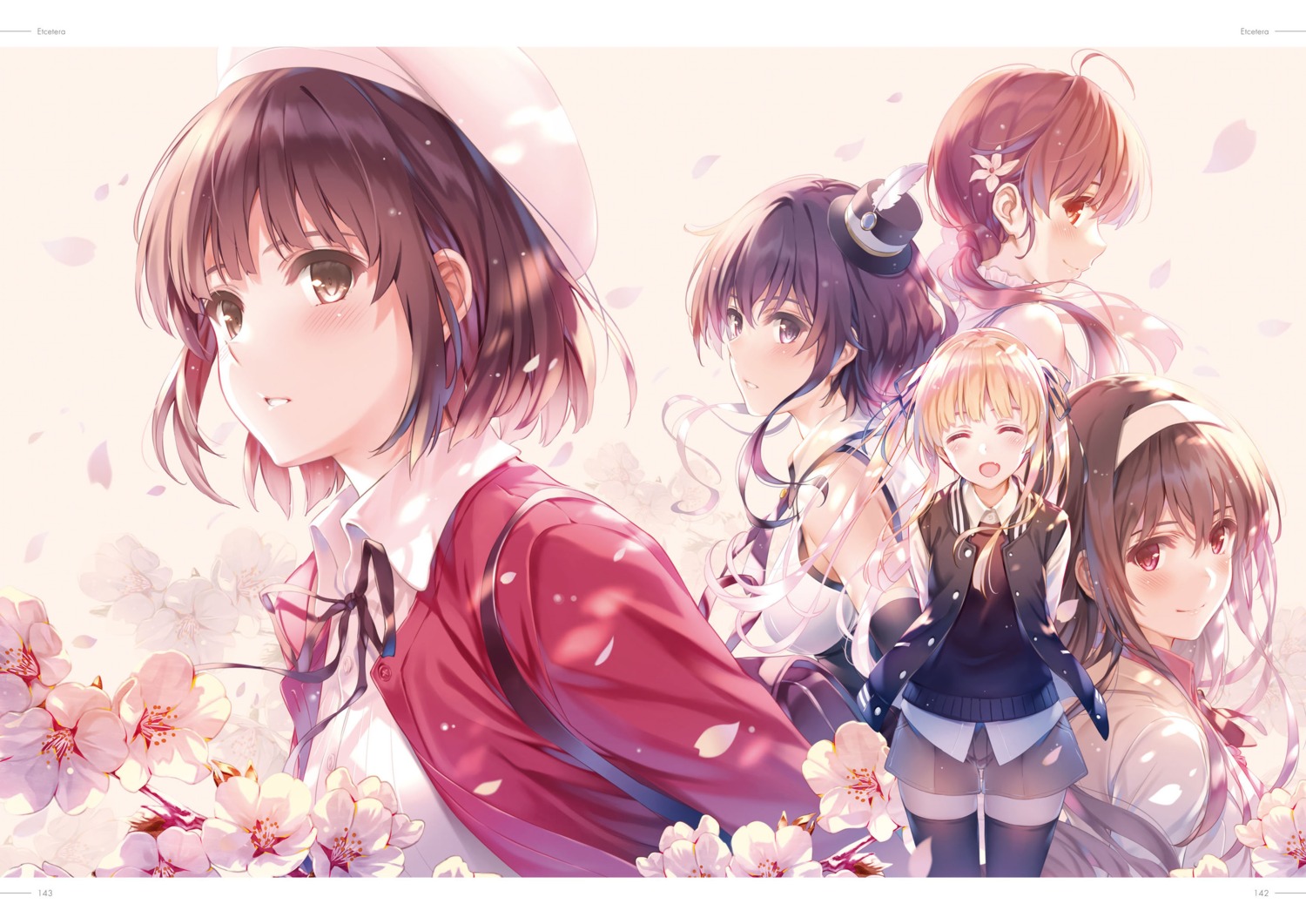 hashima_izumi, hyoudou_michiru, kasumigaoka_utaha, katou_megumi, misaki_kurehito, saenai_heroine_no_sodatekata, sawamura_spencer_eriri, sweater
