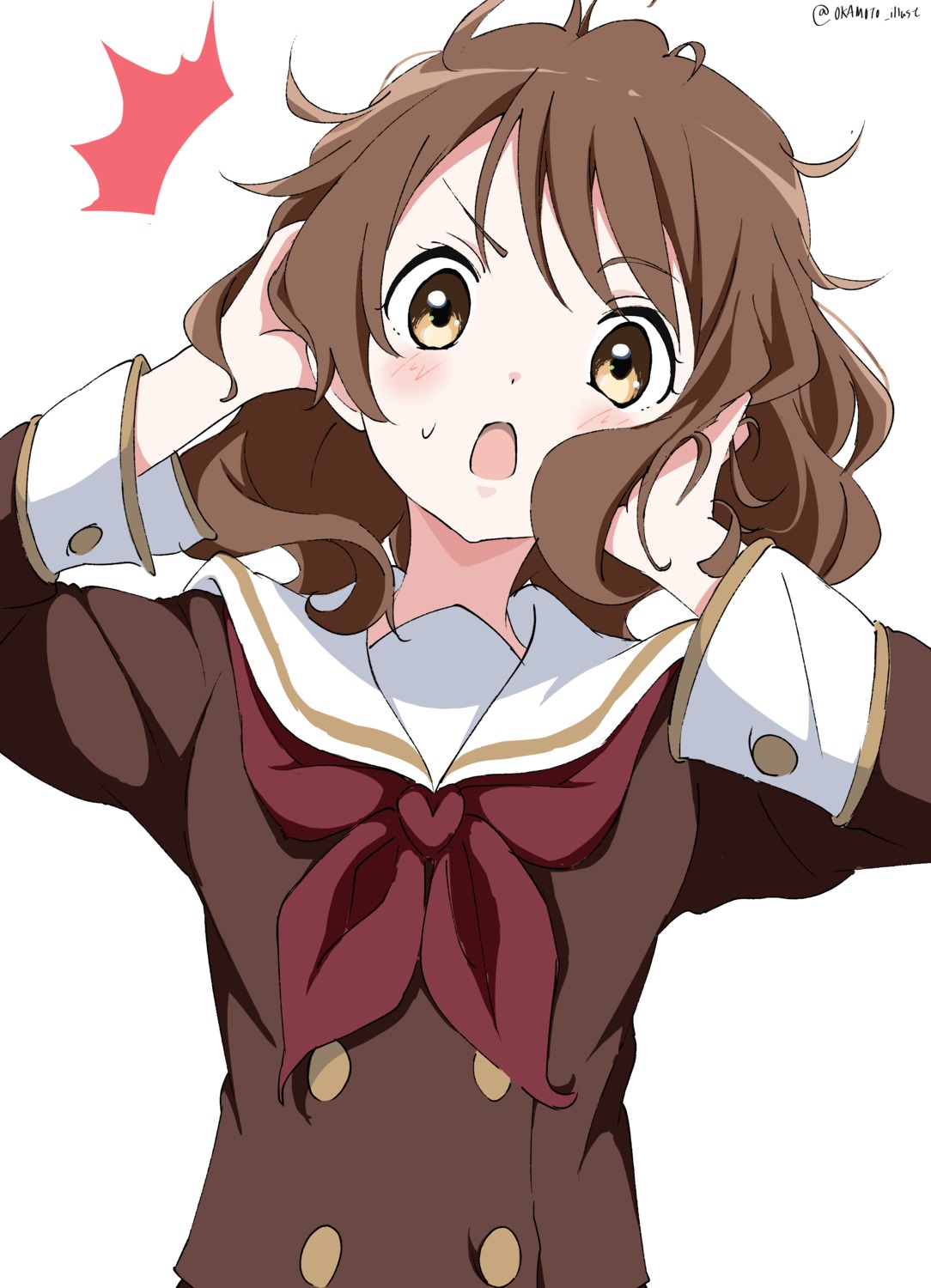 hibike!_euphonium, oumae_kumiko, seifuku, white_gorilla_(okamoto)