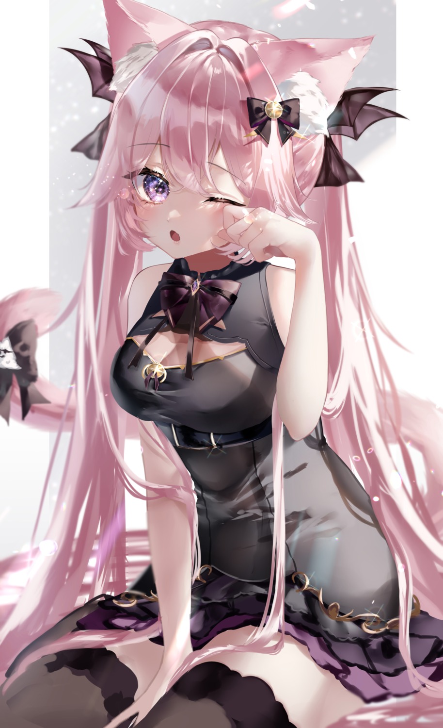 animal_ears, nekomimi, nyatasha_nyanners, tail, vshojo, yukia_(yukia_777)