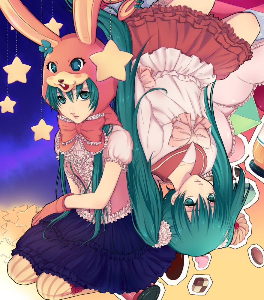 hatsune_miku, juuya, lolita_fashion, lots_of_laugh_(vocaloid), vocaloid