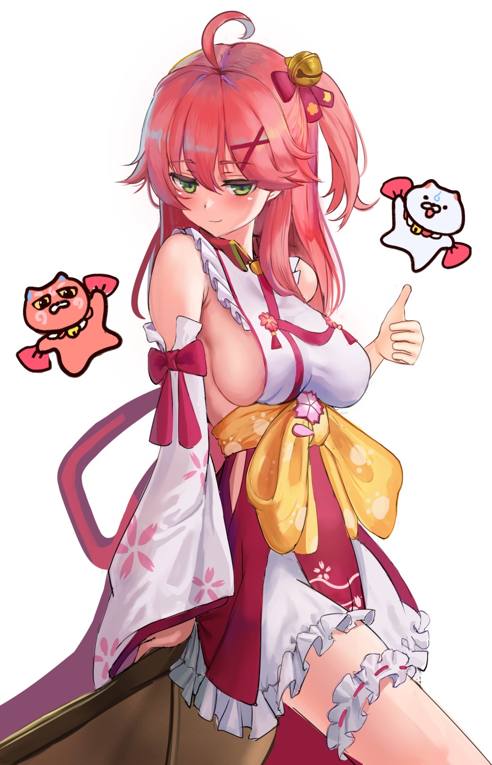 b-pang, hololive, japanese_clothes, sakura_miko