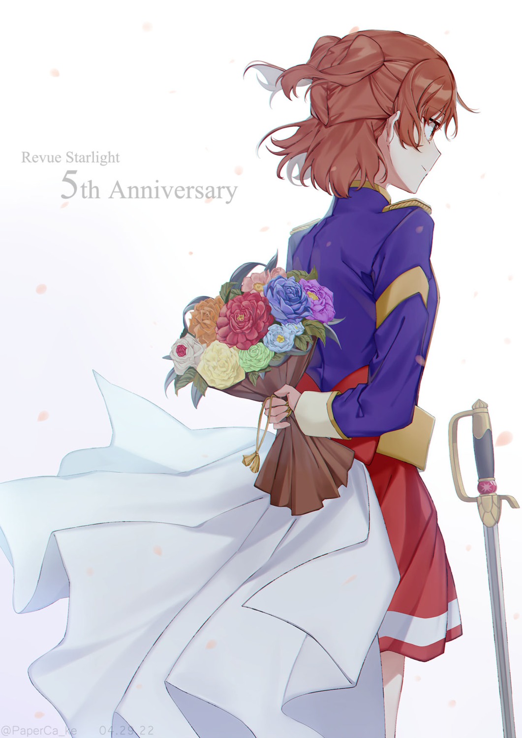 aijou_karen, paperca-ke, shoujo_kageki_revue_starlight, sword, uniform