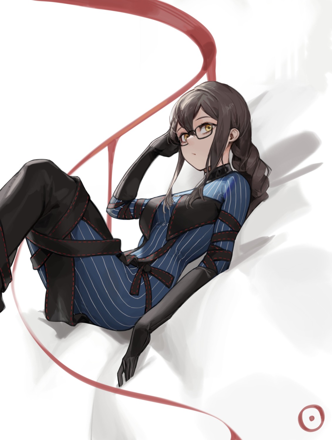bodysuit, cotta_(heleif), fate/grand_order, megane, tagme, thighhighs, yu_mei-ren_(fate)