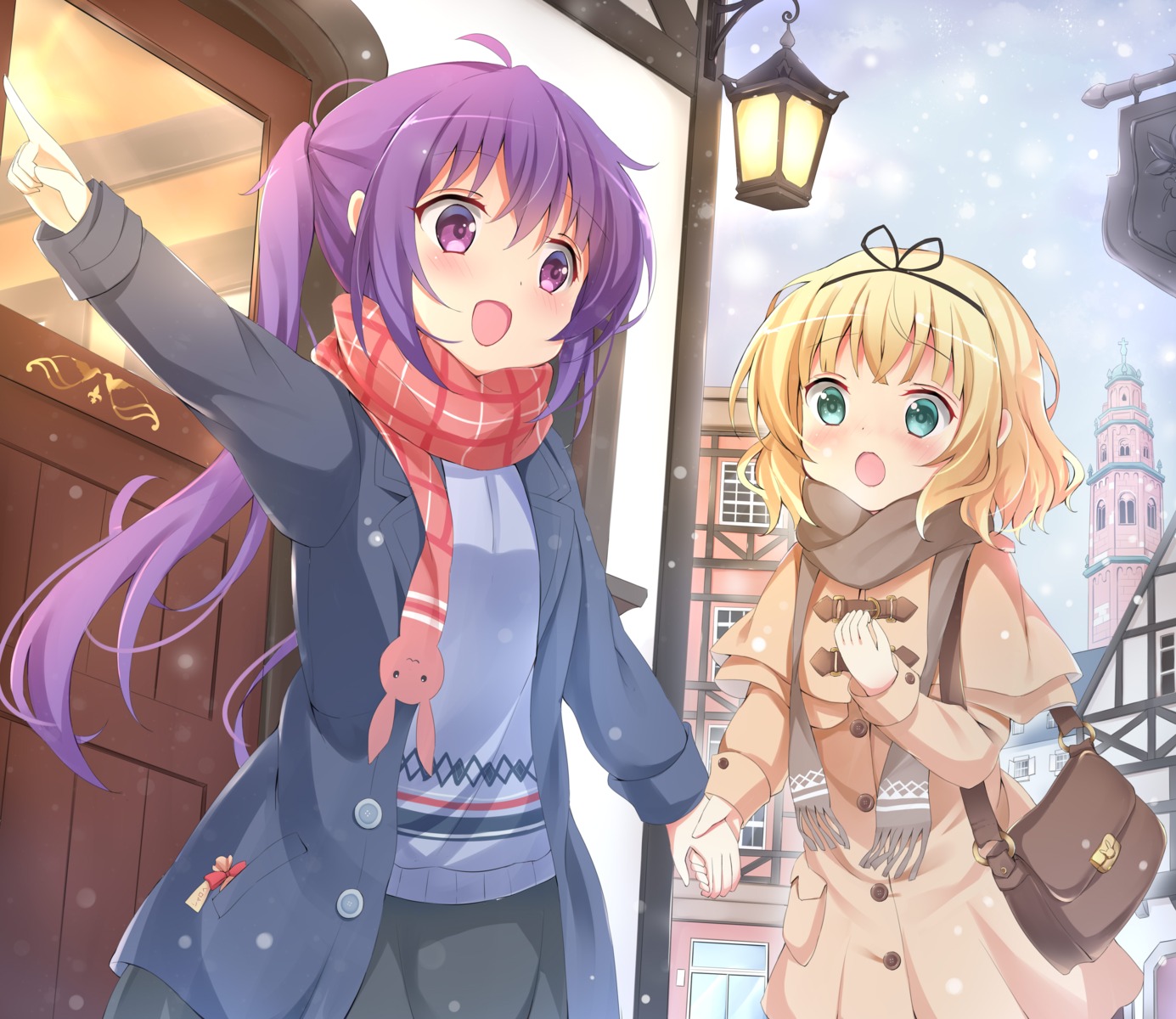 gochuumon_wa_usagi_desu_ka?, kirima_sharo, stick_jitb, sweater, tedeza_rize