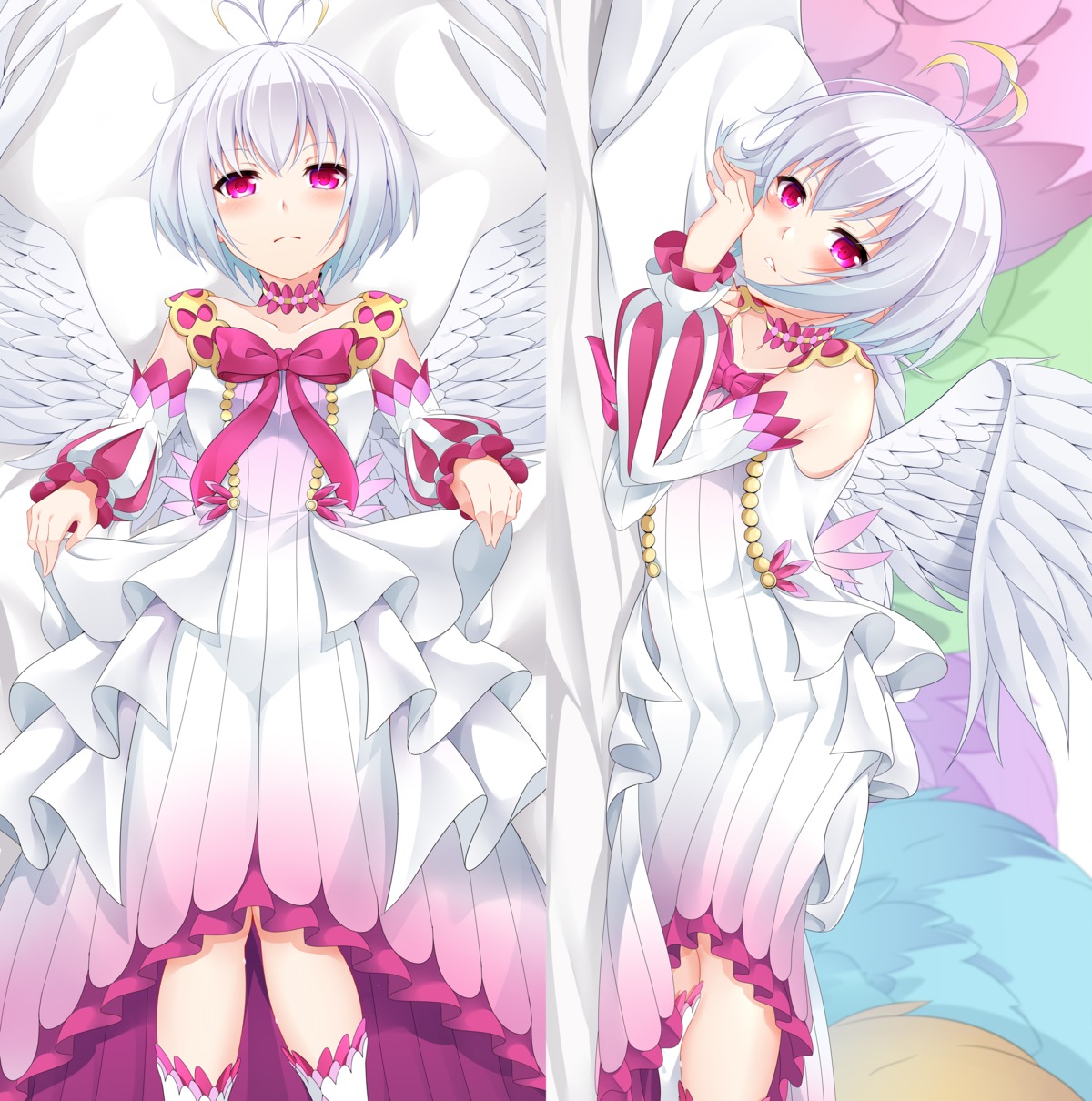 dakimakura, dress, fitoria, masabodo, tate_no_yuusha_no_nariagari, wings
