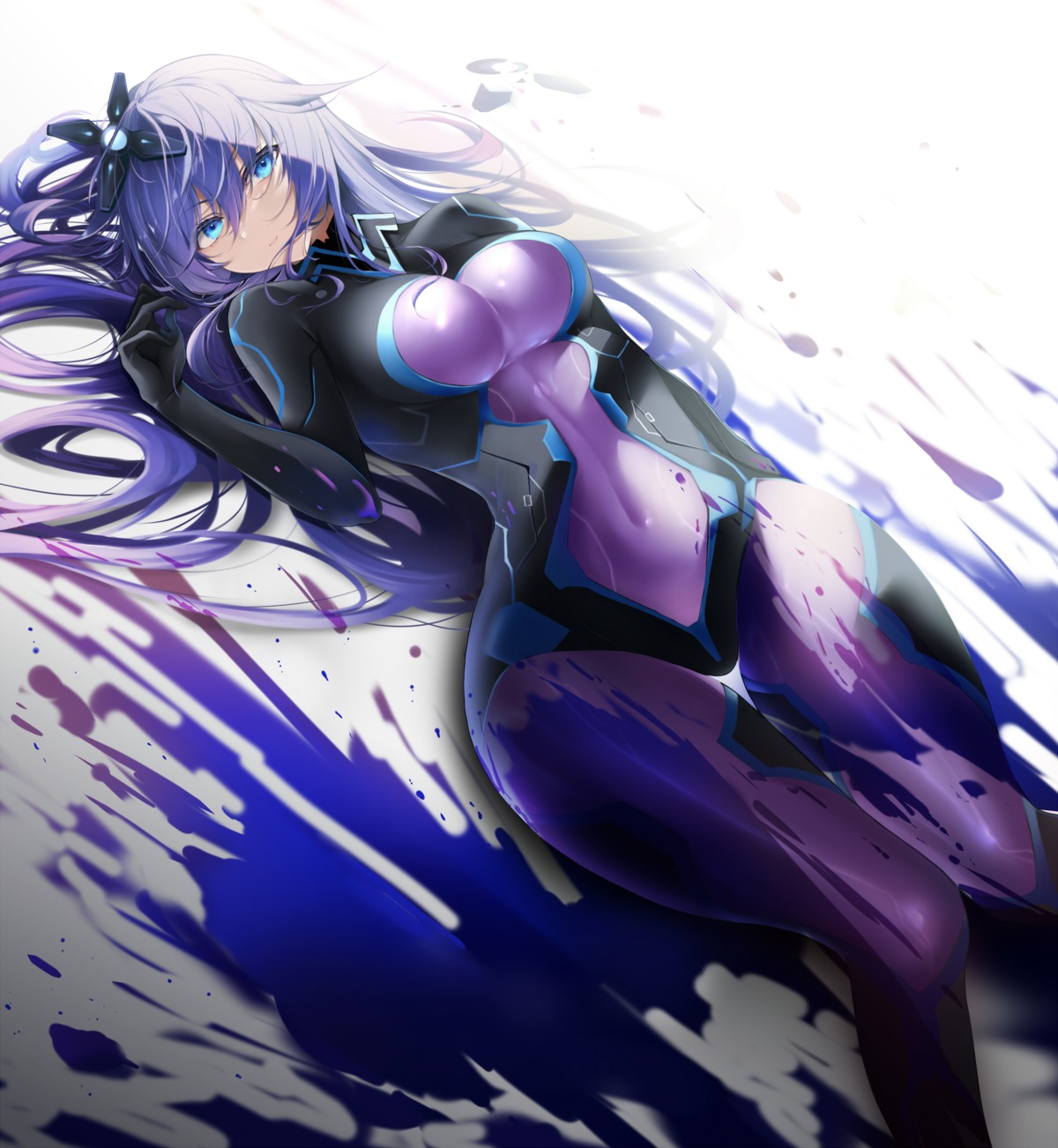 bodysuit, choujigen_game_neptune, purple_heart, tagme