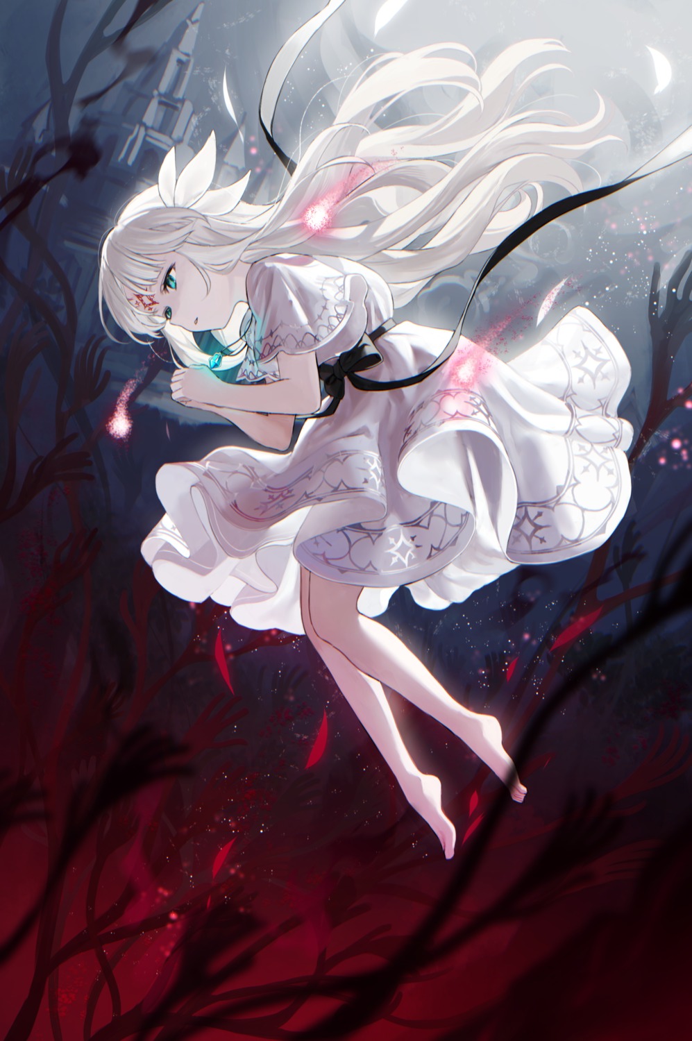 artist_revision, dress, ender_lilies_quietus_of_the_knights, jill_07km, lily_(ender_lilies)