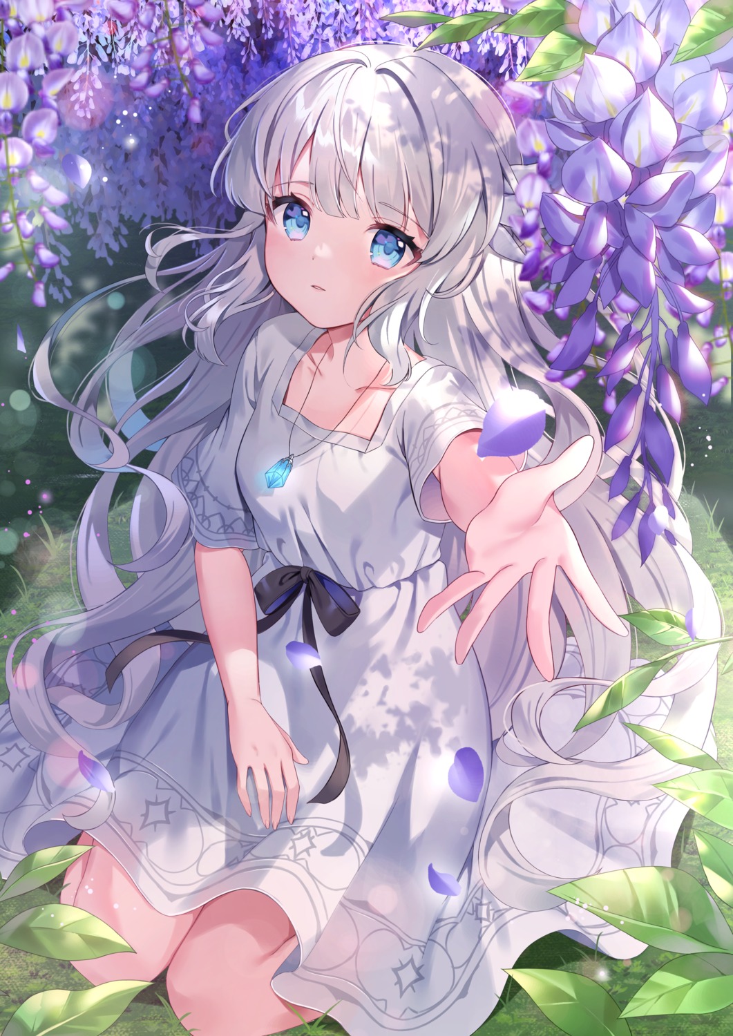 dress, ender_lilies_quietus_of_the_knights, lily_(ender_lilies), ranchan12
