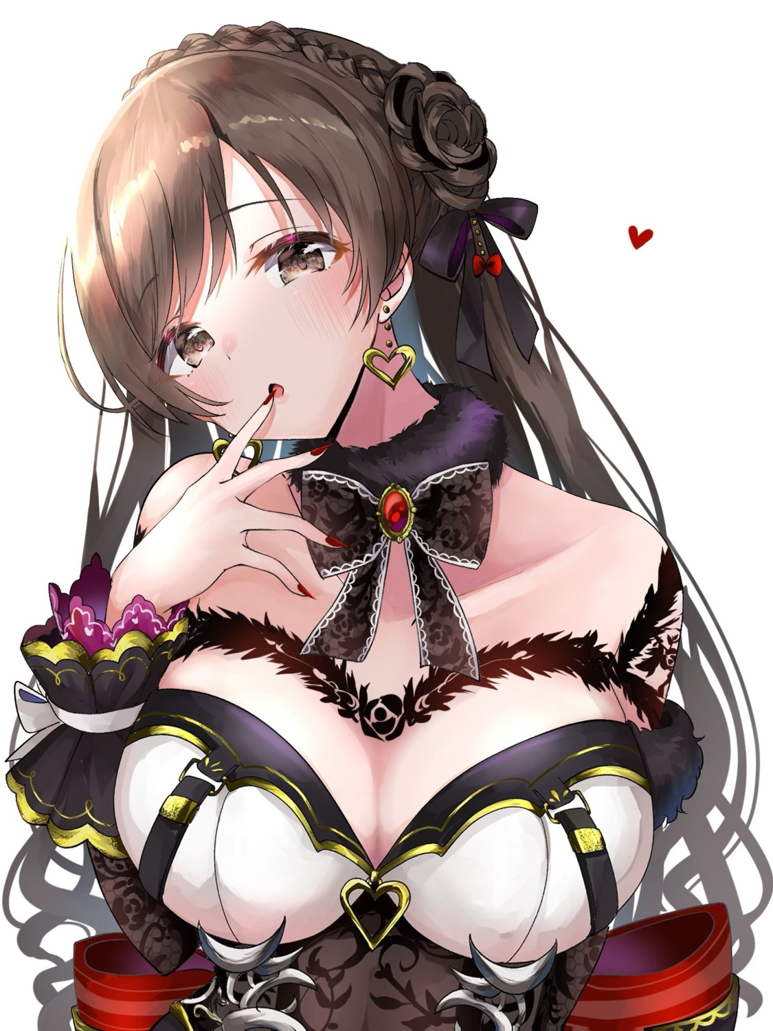 cleavage, nagae_yua, nitta_minami, the_idolm@ster, the_idolm@ster_cinderella_girls