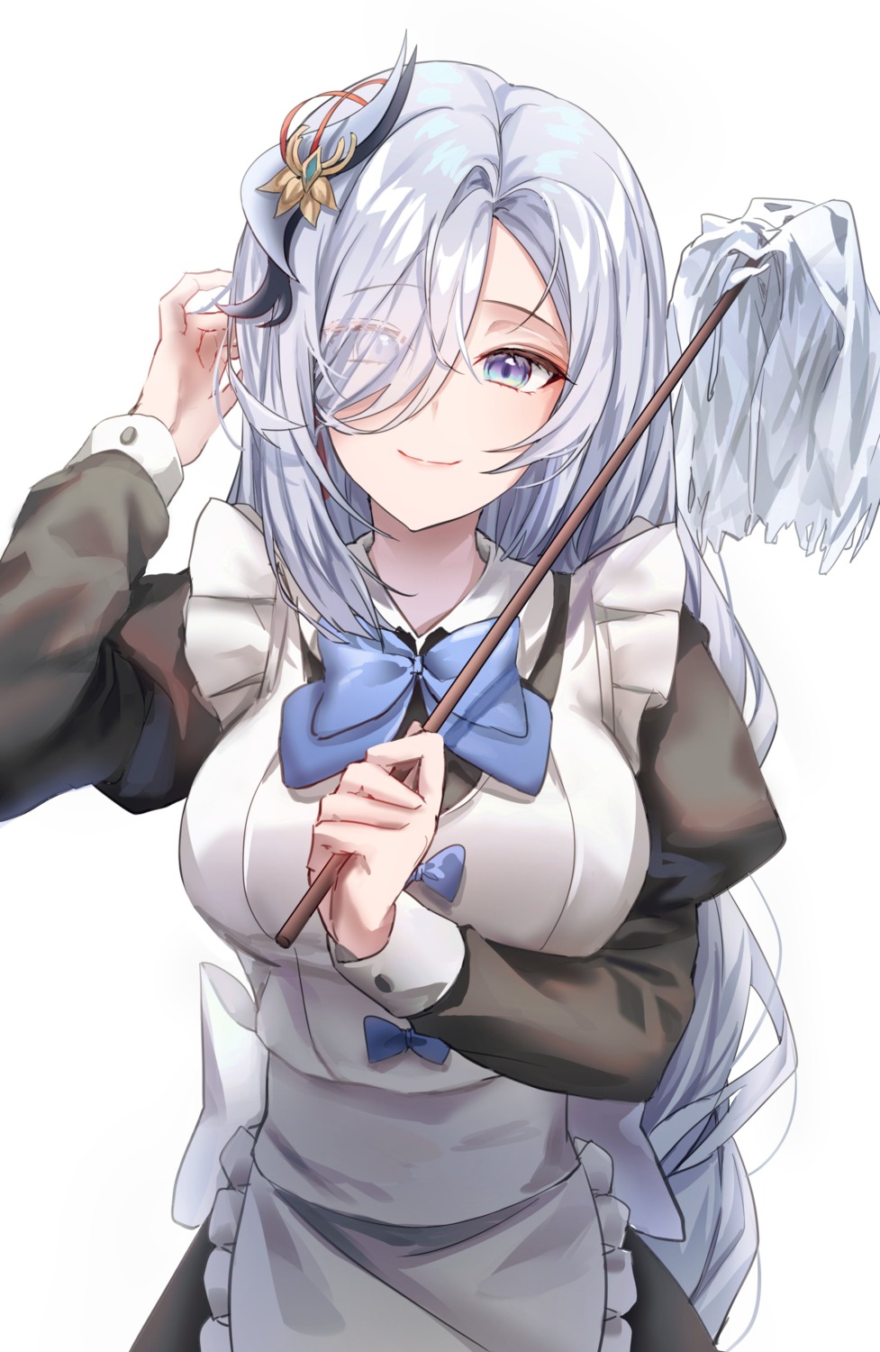 genshin_impact, maid, nagul, shenhe