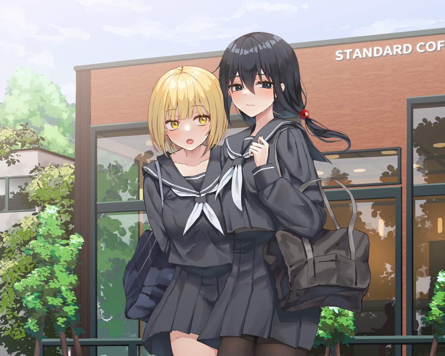 pantyhose, piripun, seifuku