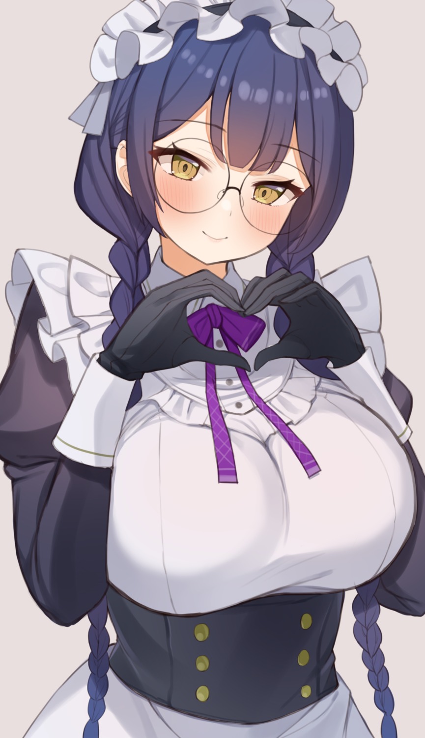 maid, megane, nijisanji, shizuka_rin, tyoko_tanuki16