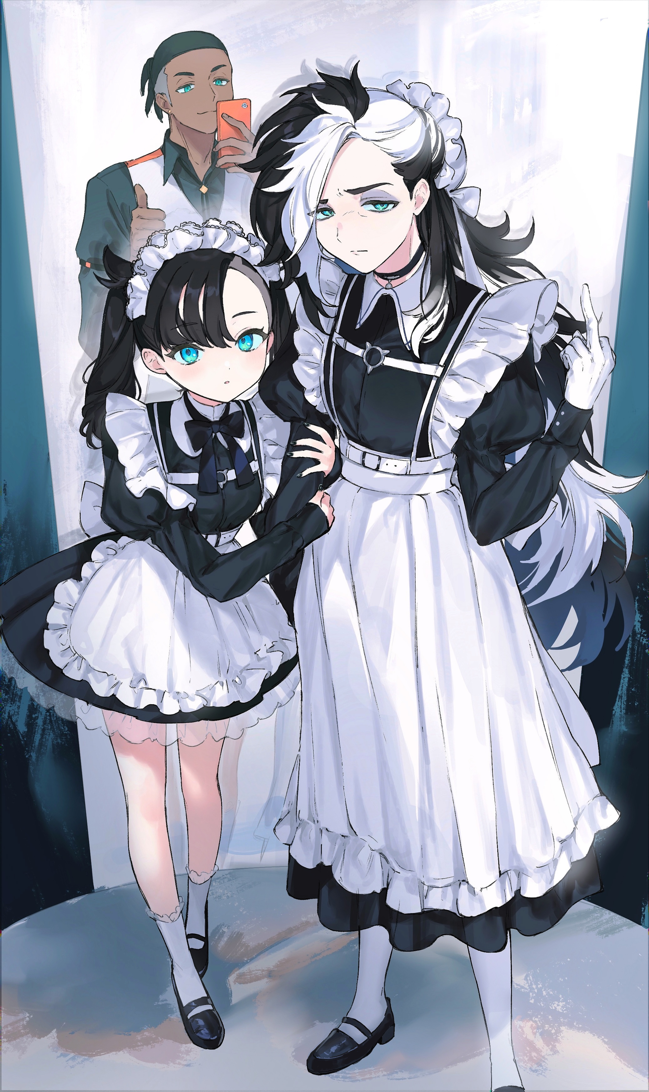 breasts, kibana_(pokemon), maid, mary_(pokemon), nekoyashiki_pushio, nezu_(pokemon), pokemon, pokemon_swsh