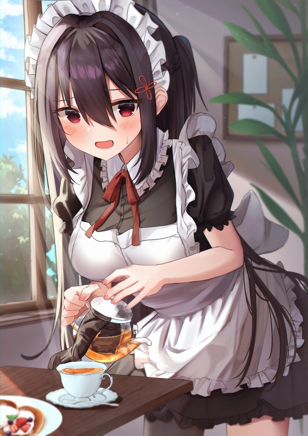 hamidashi_creative, hanamaru_tsubaki, kamakura_shio, maid