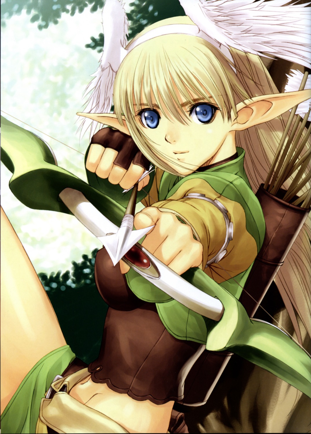 binding_discoloration, elf, elwing, pointy_ears, shining_tears, shining_world, tony_taka