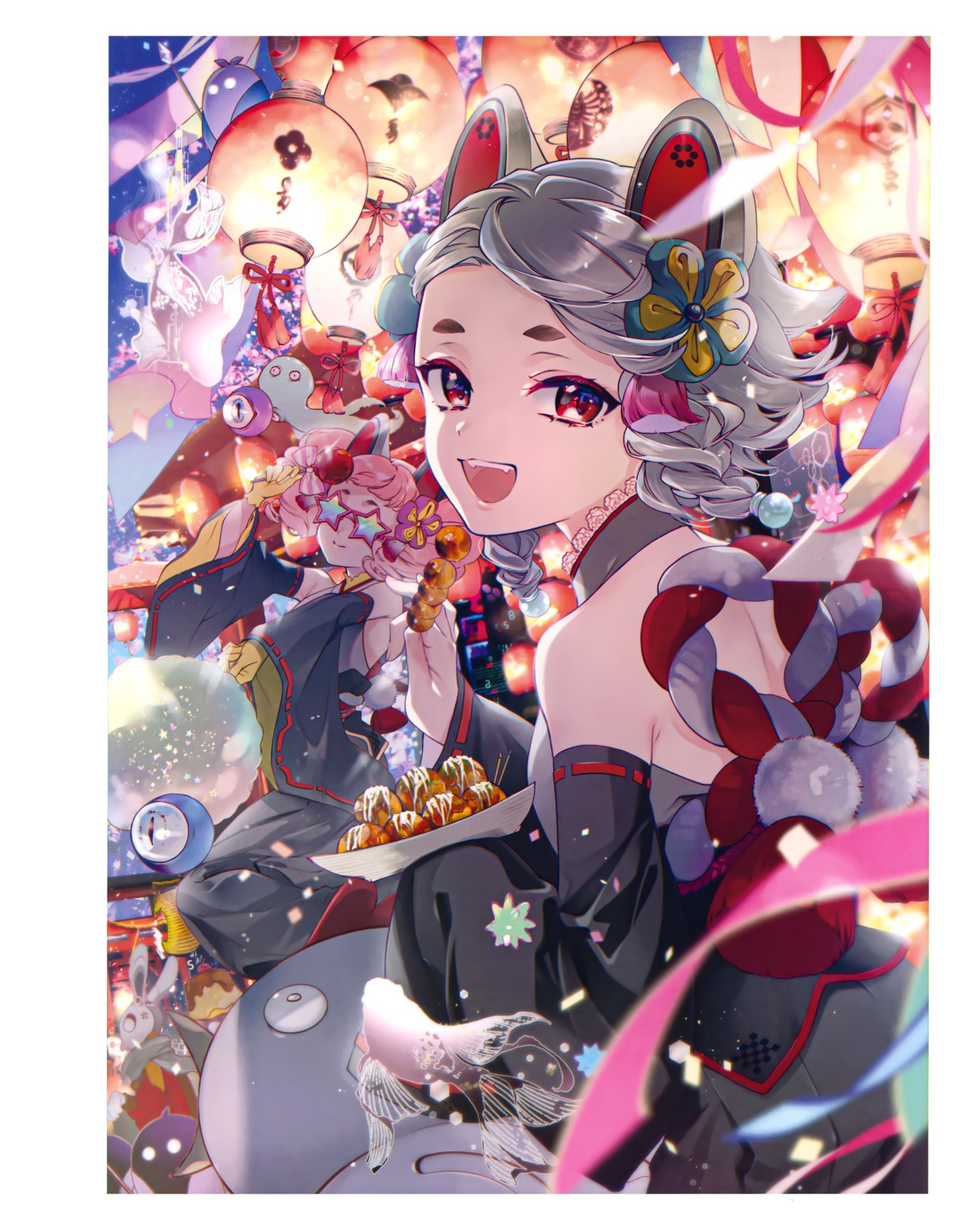 animal_ears, no_bra, sakondo_eri